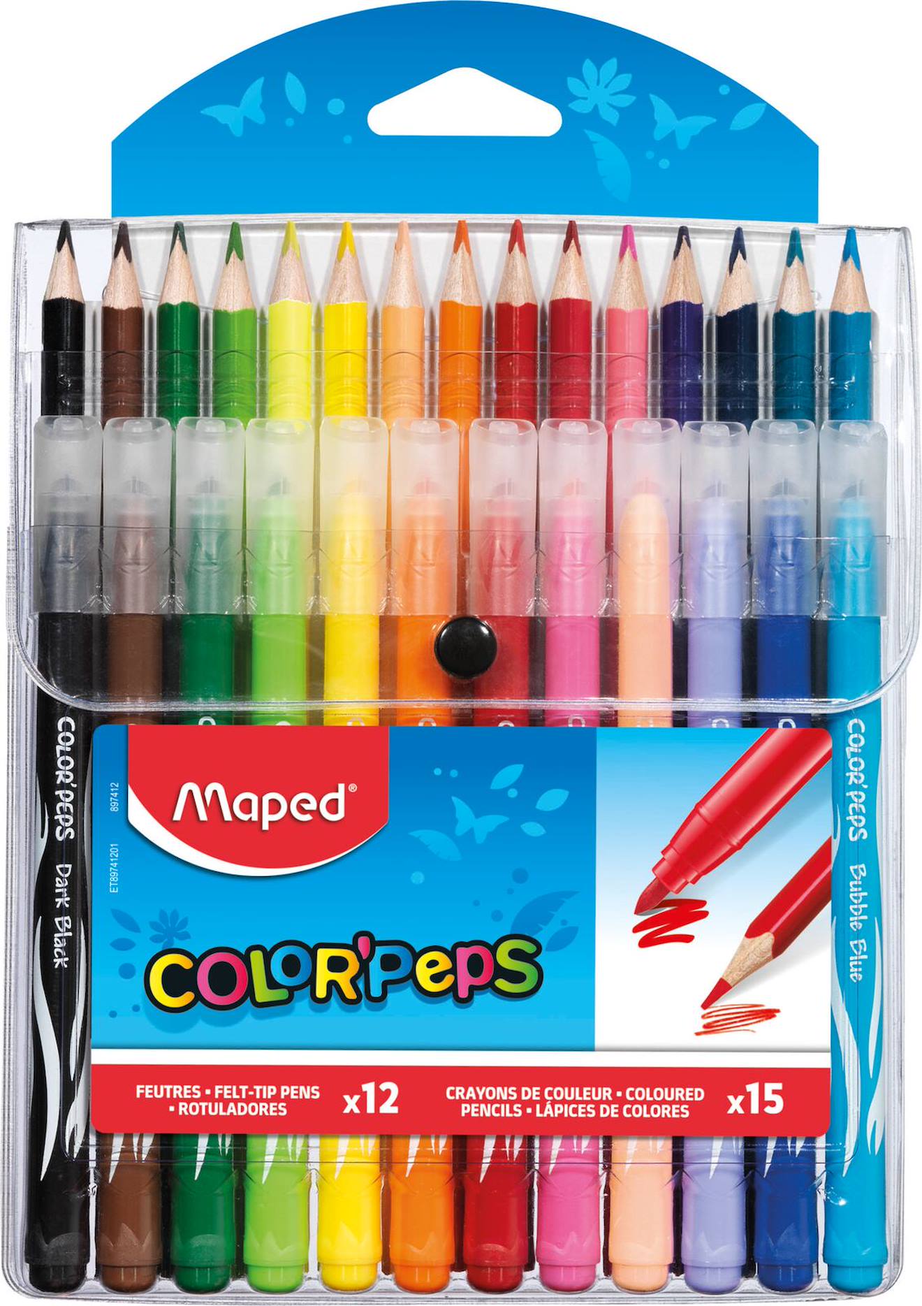 Kit De Coloriage Jungle Color Peps Multicolore