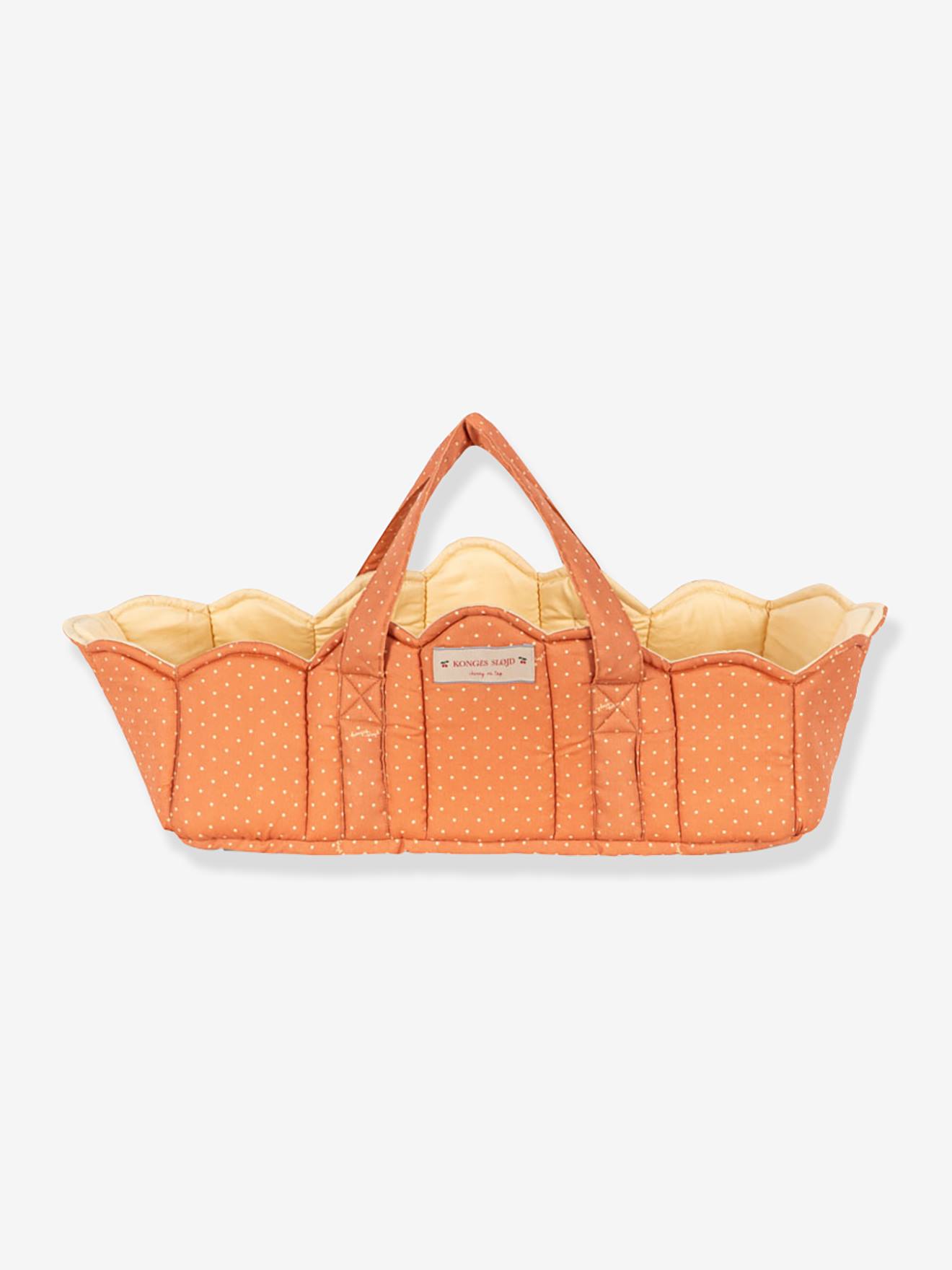 Couffin de poupée orange