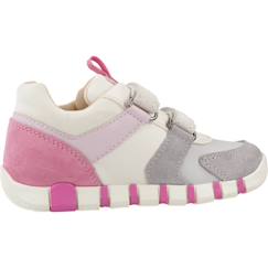 Chaussures-Chaussures bébé 17-26-Baskets bébé-Basket fille à scratchs b iupidoo