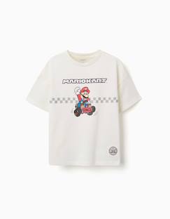 Garçon-T-shirt, polo, sous-pull-T-shirt-T-shirt en coton avec imprimé mario kart