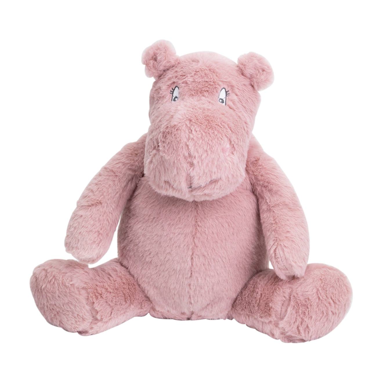 Grande Peluche Bébé Cléo L'hippo 30cm Rosa