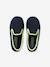 Chaussons velours élastiqués enfant - Fabriqués en France bleu+gris 2 - vertbaudet enfant 