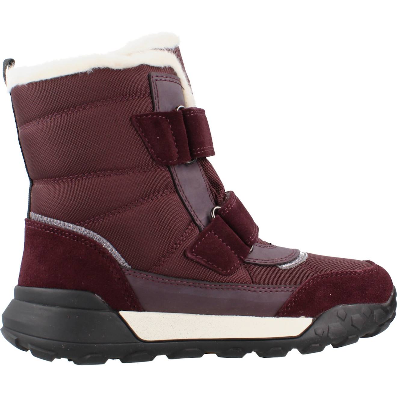 Bottes Fille À Scratchs J Trekkyup Bordeaux