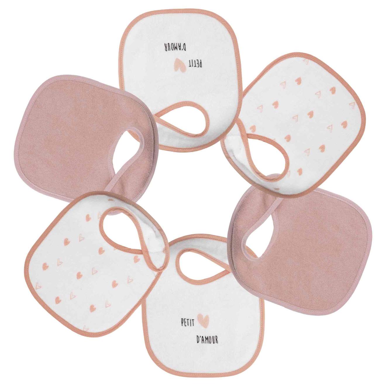 Bavoirs Naissance Rosa