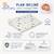 Pack matelas bébé 60x120 cm + plan incliné coton sweety - confort souple et position idéale Bleu+Rose 3 - vertbaudet enfant 