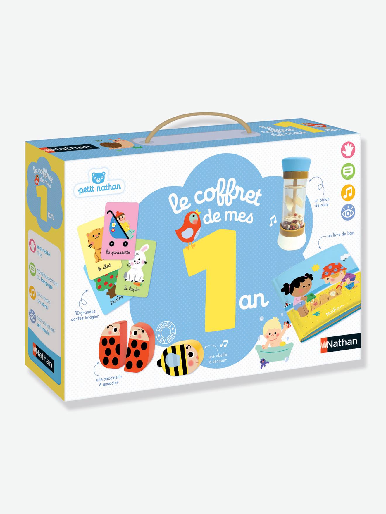 Coffret de mes 1 an blanc (Nathan) - Image 1