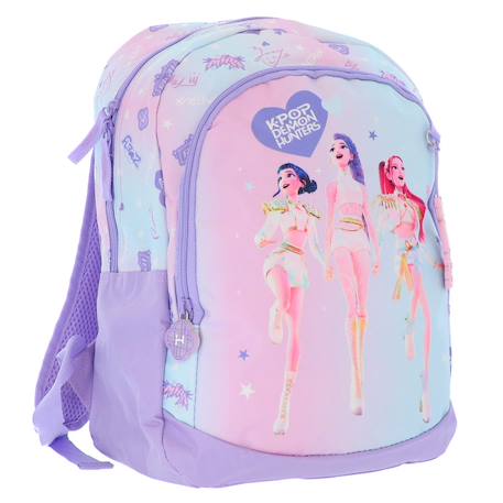 Sac à dos scolaire fille kpop demon hunters 1 compartiment  - vertbaudet enfant