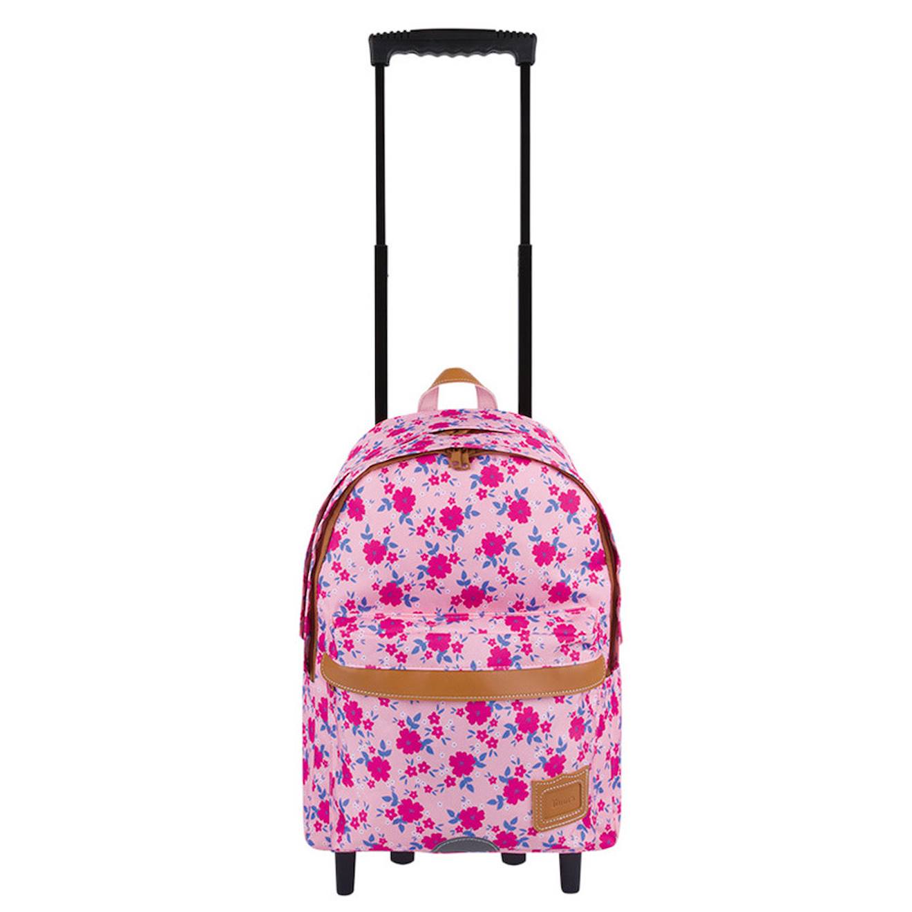 Cartable À Roulettes Fille 2 Compartiments Multicolore Cartable À Roulettes Fille 2 Compartiments Multicolore