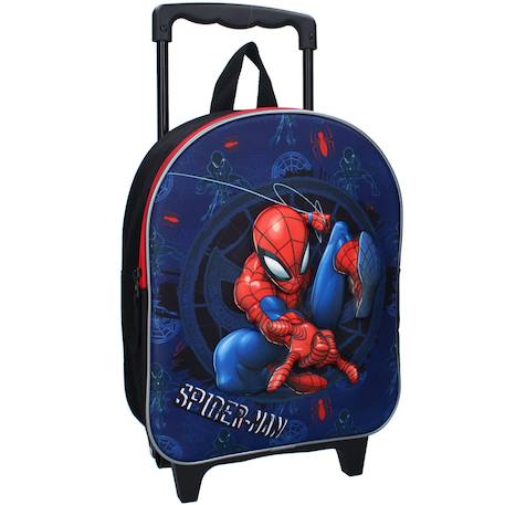 Cartable à roulettes garçon spider-man 1 compartiment  - vertbaudet enfant
