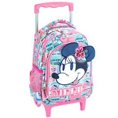 Sac à dos à roulettes fille minnie 1 compartiment  - vertbaudet enfant