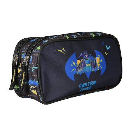 Garçon-Accessoires-Fourniture scolaire-Trousse-Trousse scolaire garçon batman 2 compartiments