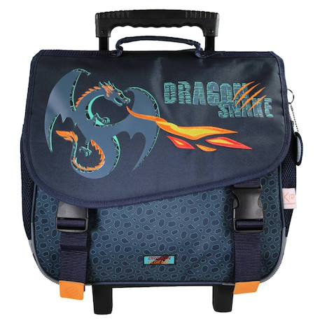Garçon-Accessoires-Fourniture scolaire-Cartable à roulettes garçon 2 compartiments