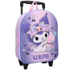 Sac à dos à roulettes fille kuromi 1 compartiment  - vertbaudet enfant