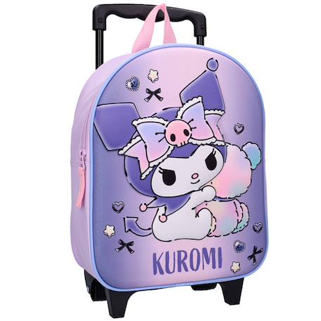 Fille-Sac à dos à roulettes fille kuromi 1 compartiment