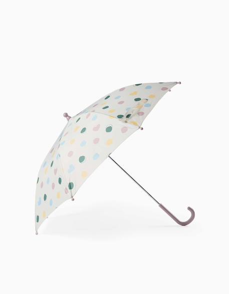 Fille-Parapluie automatique avec motif à pois