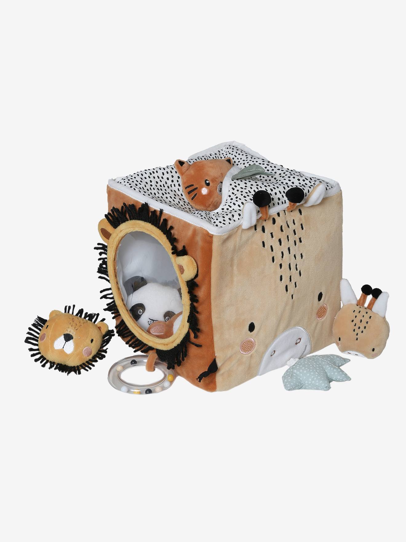 Cube d'activités sonore en tissu ferme Lilliputiens