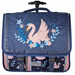 -Cartable à roulettes fille 2 compartiments