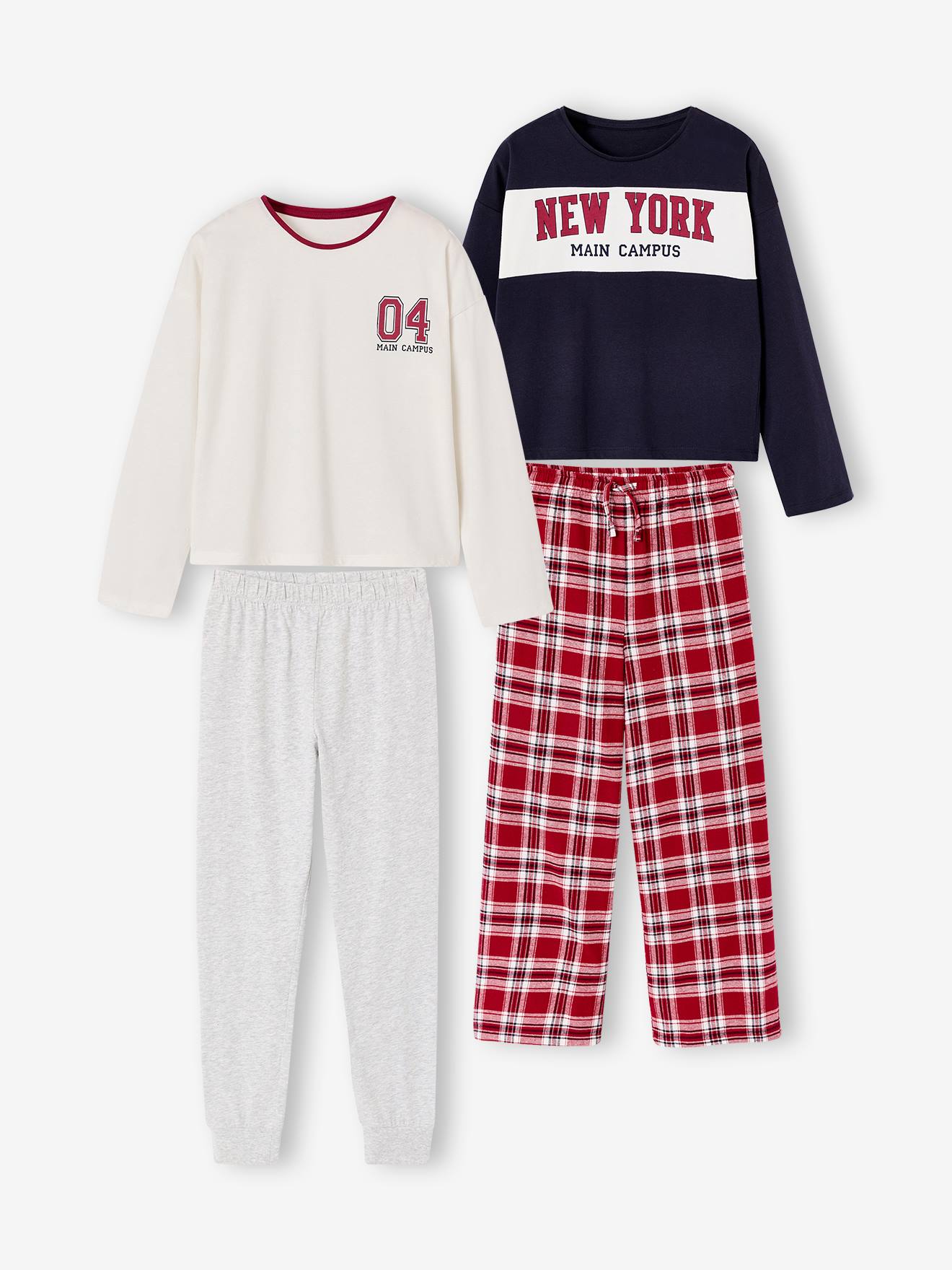 Lot de 2 pyjamas fille marine