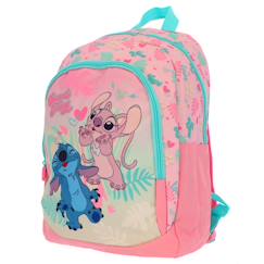 Sac à dos scolaire fille lilo & stitch 1 compartiment  - vertbaudet enfant