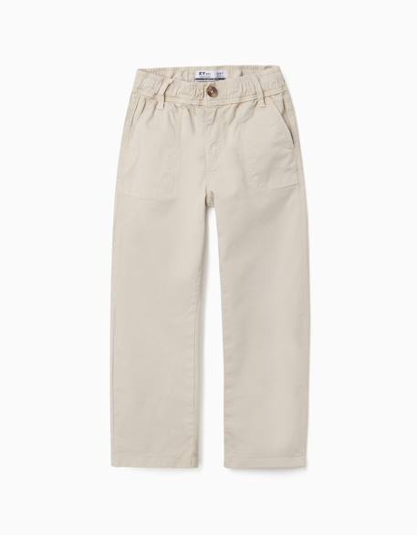 Garçon-Pantalon de charpentier en sergé avec taille élastiquée