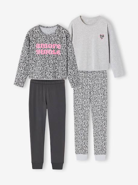 Fille-Lot de 2 pyjamas fille