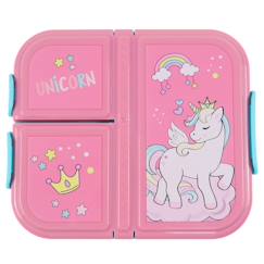 Puériculture-Repas-Vaisselle, coffret repas-Sac à goûter fille l'école des licornes