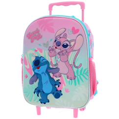 -Sac à dos à roulettes fille lilo & stitch 1 compartiment