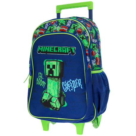 Garçon-Cartable à roulettes garçon minecraft