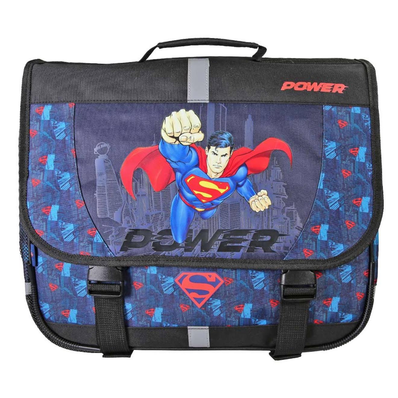 Cartable Garçon Superman 2 Compartiments Multicolore