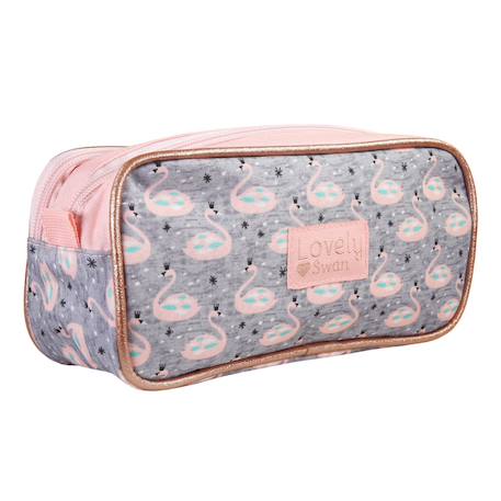 Garçon-Accessoires-Fourniture scolaire-Trousse scolaire fille 2 compartiments