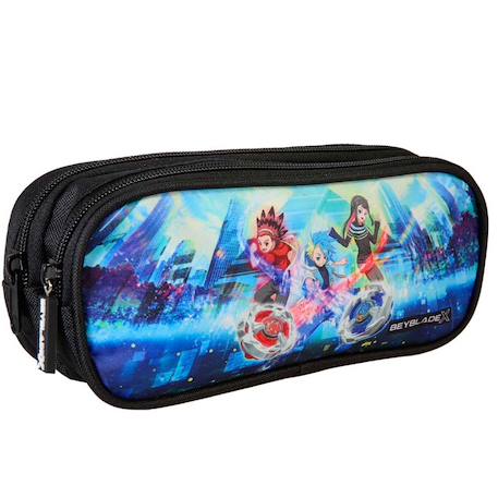 Garçon-Accessoires-Fourniture scolaire-Trousse-Trousse scolaire garçon beyblade 2 compartiments