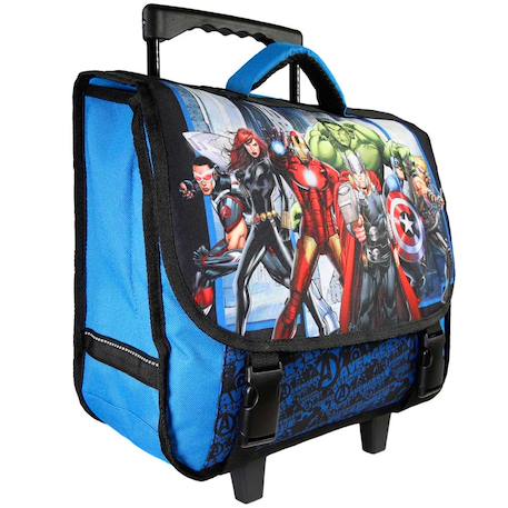 Garçon-Accessoires-Fourniture scolaire-Cartable-Cartable à roulettes garçon avengers 2 compartiments