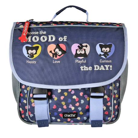 Fille-Accessoires-Fourniture scolaire-Cartable-Cartable fille chiens et chats 2 compartiments