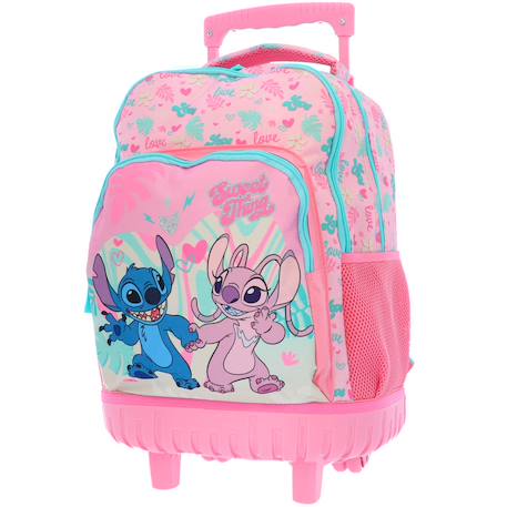 Fille-Sac à dos à roulettes fille lilo & stitch 2 compartiments