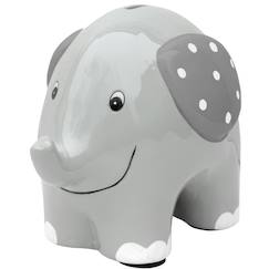 -Tirelire éléphant en céramique pour enfant