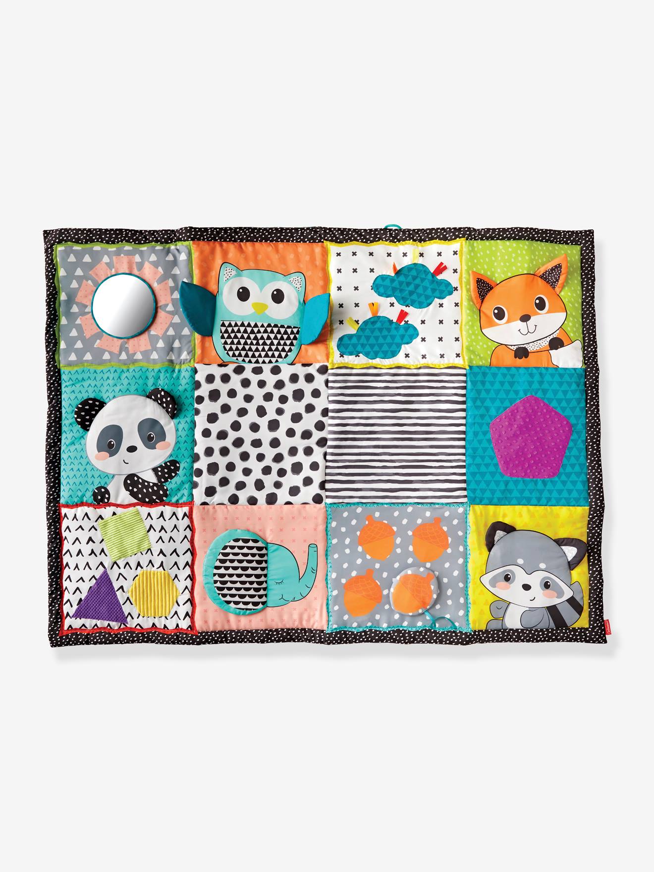 Tapis de jeu multi activités sensoriel Géant Infantino vert (Infantino) - Couverture