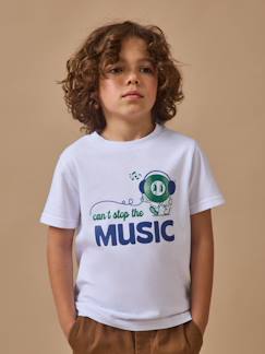 T-shirt imprimé garçon - coton biologique  - vertbaudet enfant