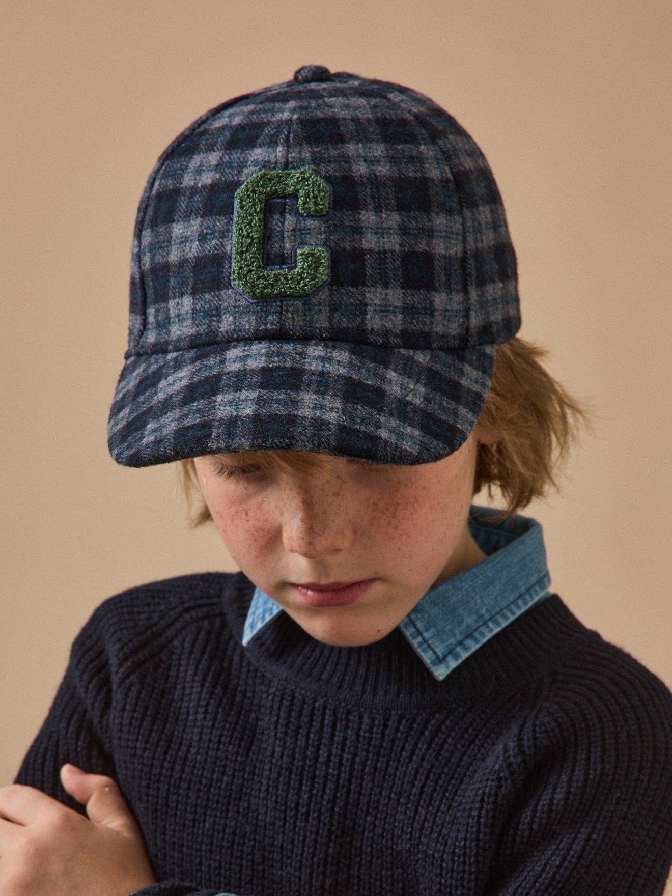 Casquette Tweed Adulte Et Enfant Carreaux Gris 25 €