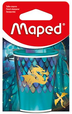 Jouet-Papeterie-Taille crayons dragon 2 trous canette