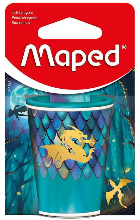 Fille-Accessoires-Fourniture scolaire-Taille crayons dragon 2 trous canette