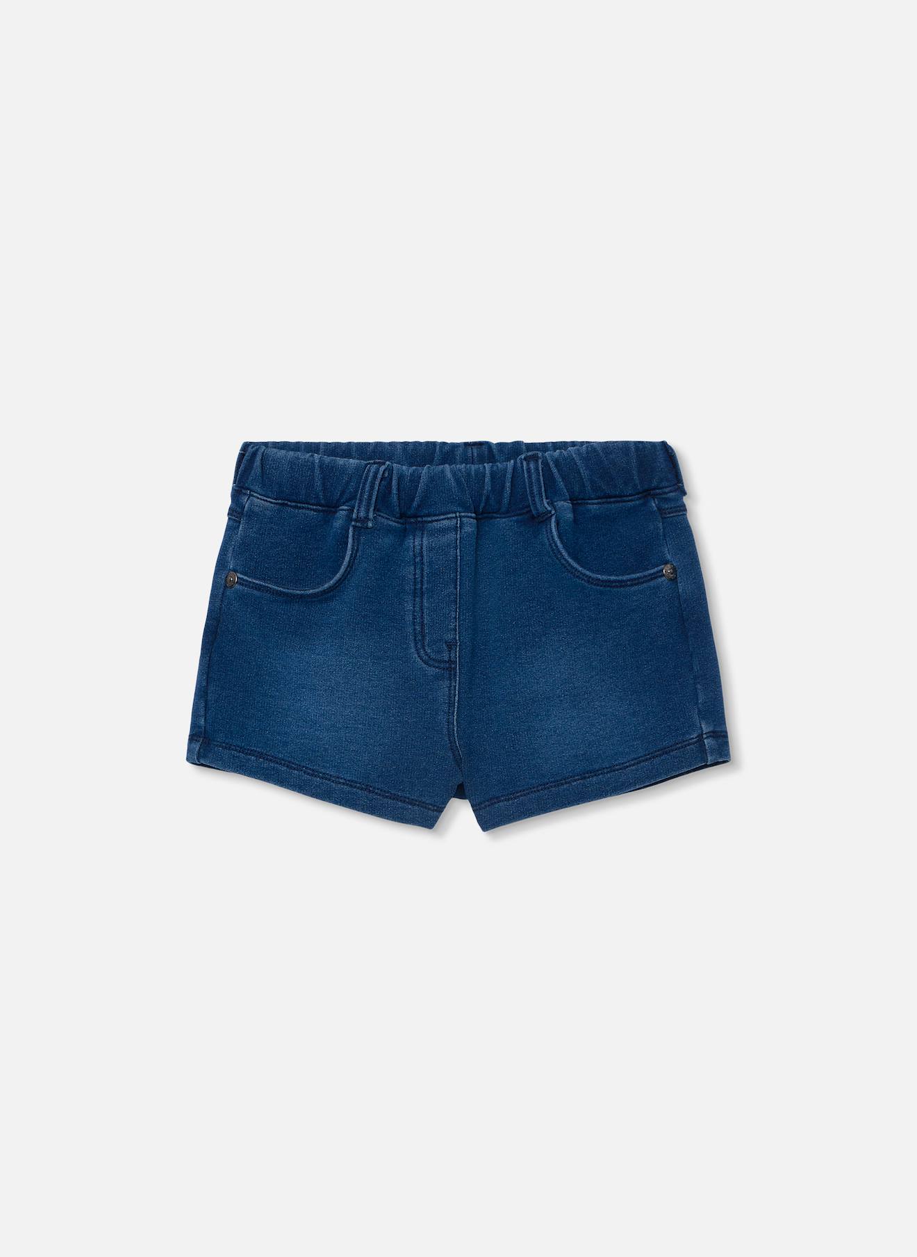 Short En Jean Pour Fille Bleu