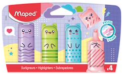 Jouet-Lot de mini surligneurs pastel