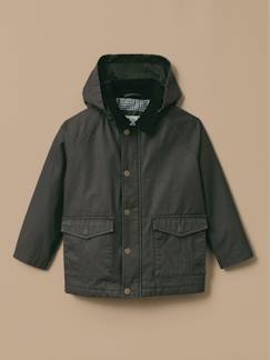 -Veste en coton enduit fille