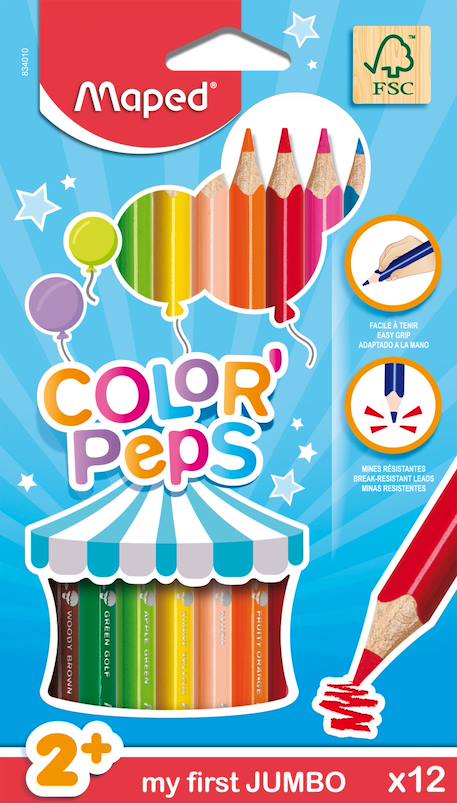 Garçon-Accessoires-Crayons de couleur jumbo en bois