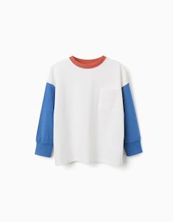 Garçon-T-shirt, polo, sous-pull-T-shirt-T-shirt en coton à manches longues avec poche