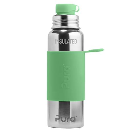 Gourde sport isotherme en inox 650 ml - moss  - vertbaudet enfant