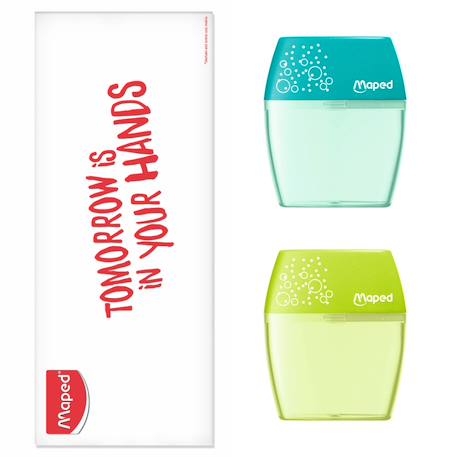 Lot de 2 taille crayons shaker 2 trous  - vertbaudet enfant