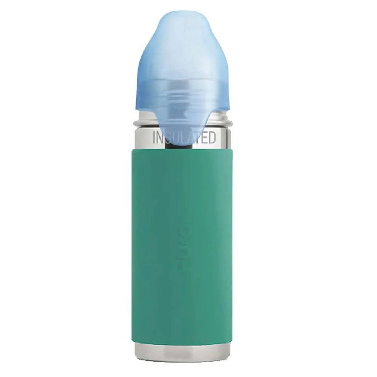 Biberon À Bec Isotherme En Inox 260 Ml - Mint Vert (Pura) - Image 1