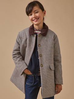 -Manteau pied de poule fille