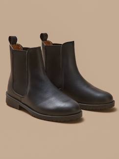 Chaussures-Boots chelsea cuir fille